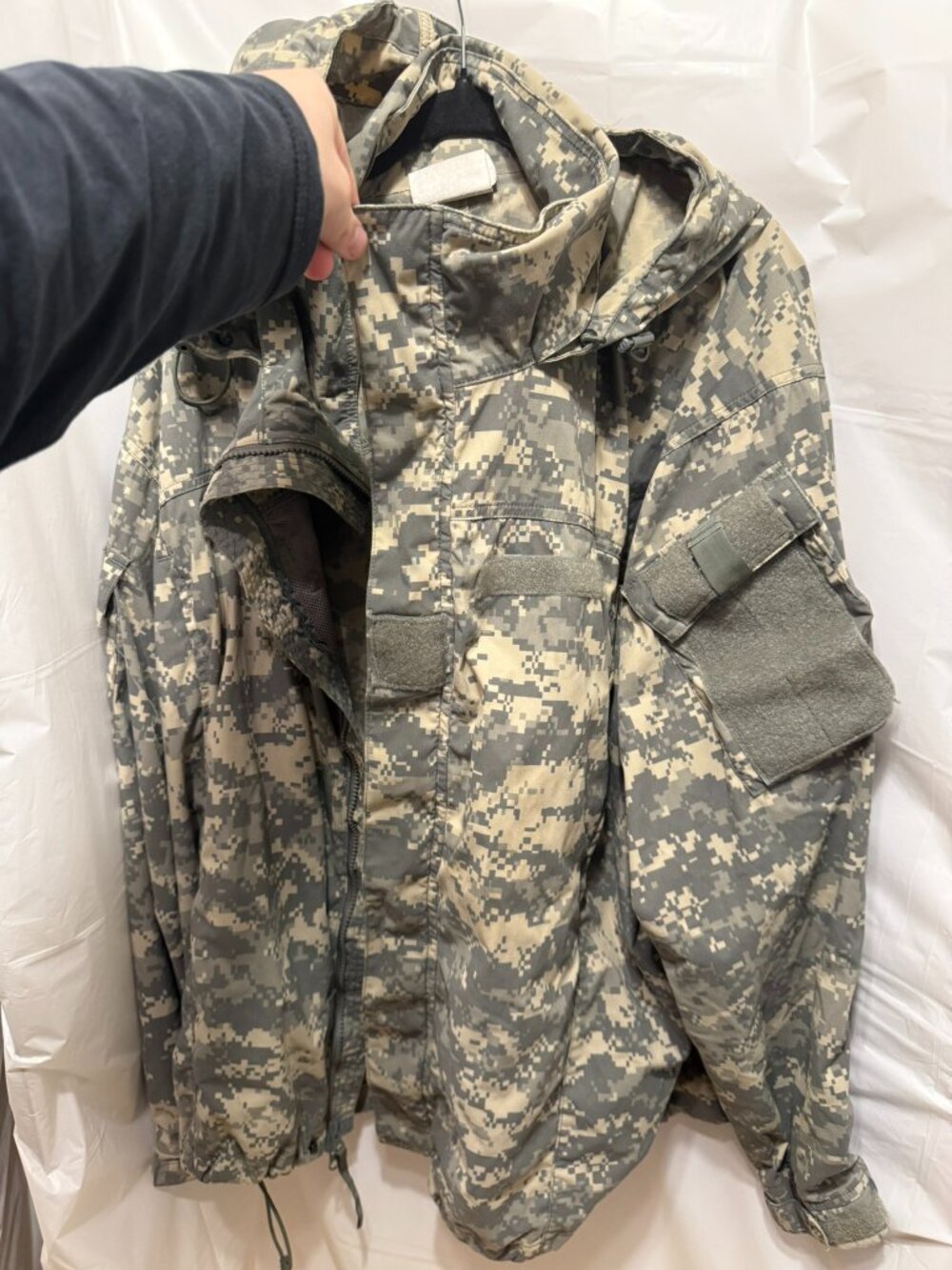 US Military Army Propper ACU Soft Shell Cold Weather Jacket Gen III XL Regular - Picture 3 of 4